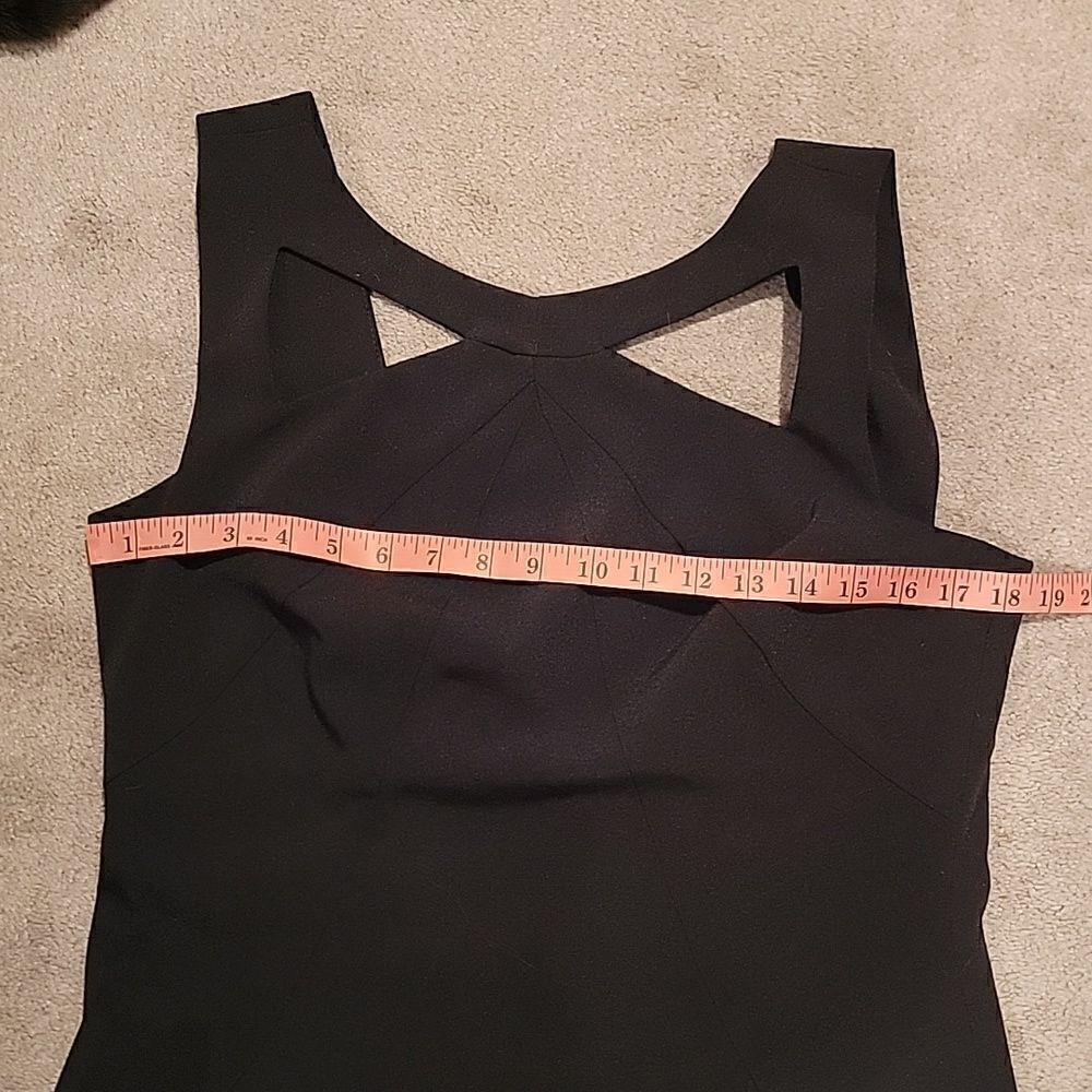 Boston Proper black asymmetrical dress - Picture 5 of 9